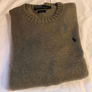 Polo Cotton Crewneck Sweater